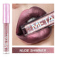Glanzende vloeibare, langhoudende lippenstift