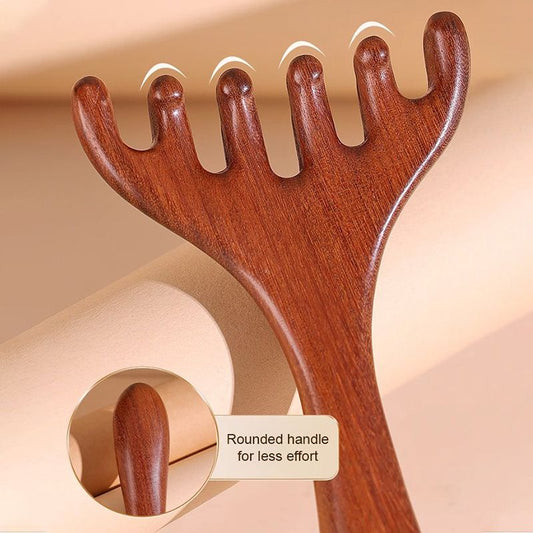 Sechs-Krallen-Meridian-Massagekamm