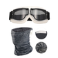 🥽 🏍️ Vintage helmbril motorbril – UV-bescherming, anti-condens en verstelbare band 🛡️