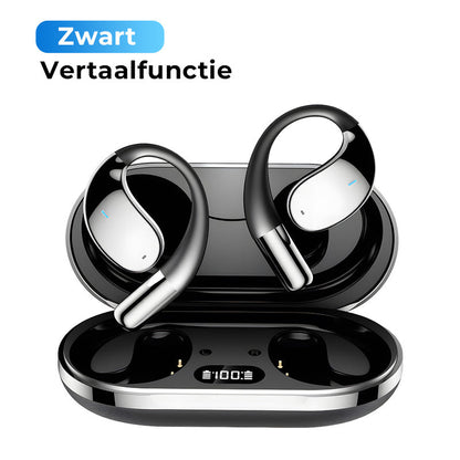 Draadloze open oorknoppen met LED-display