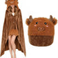 🎁【summerween】1 stuk Unisex Draagbare Deken Vleermuis Capuchon Cape