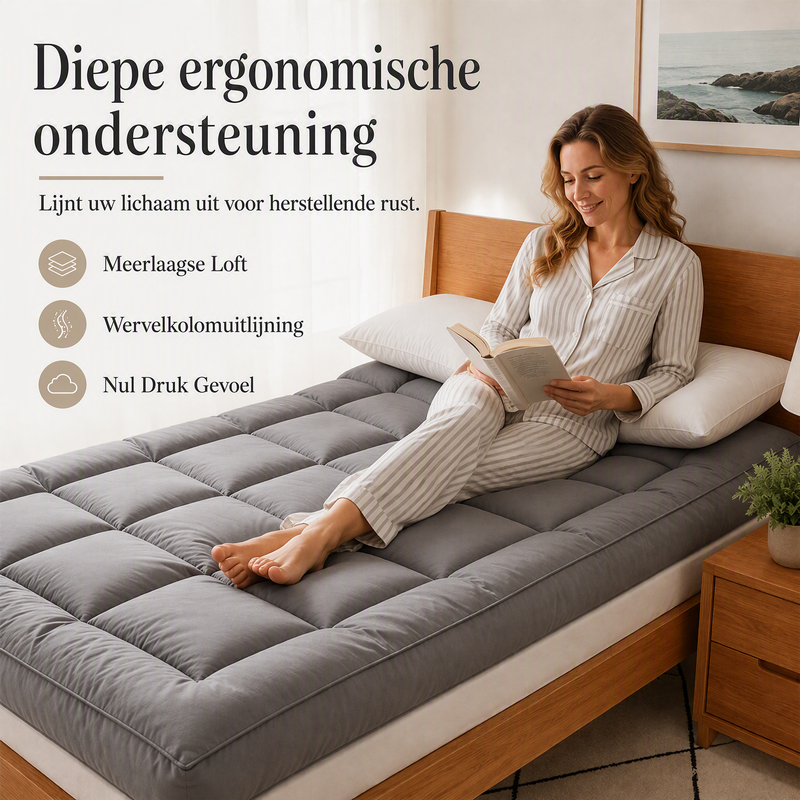 Zachte Gewatteerde Matrasbeschermer