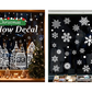 📢📢  1+1 gratis⏰🎄 Kerststad raamstickerset