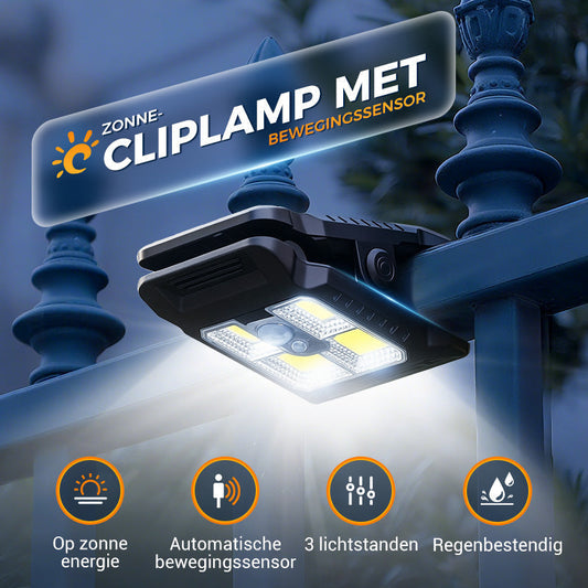 Buitenlamp op zonne-energie met bewegingssensor
