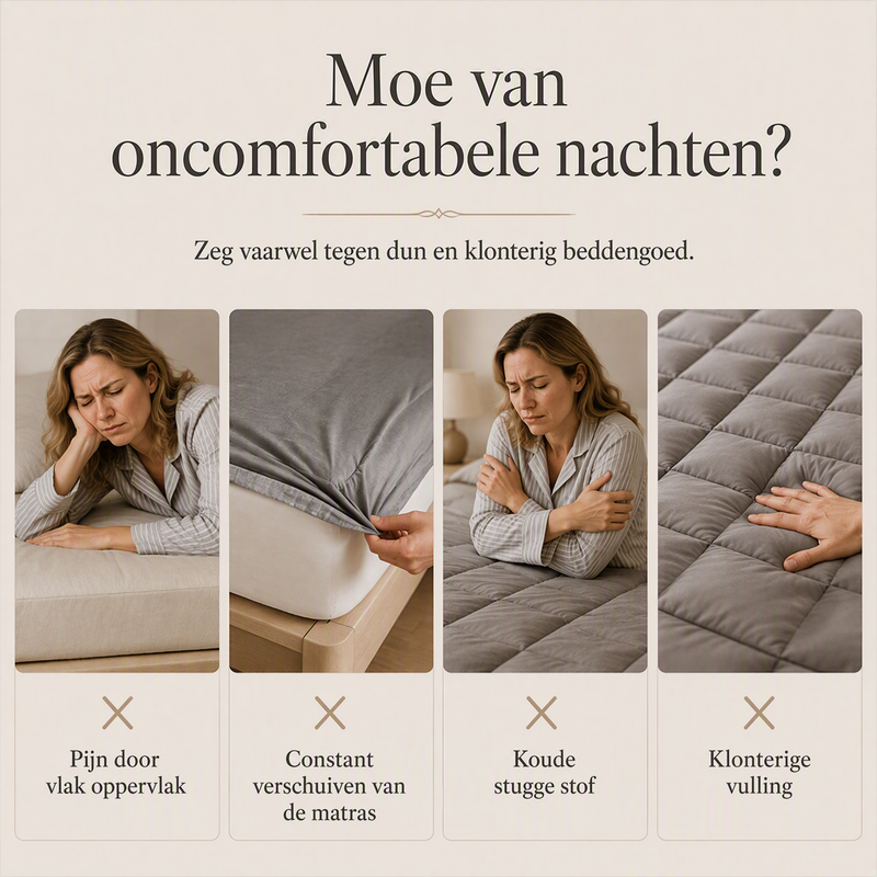 Zachte Gewatteerde Matrasbeschermer