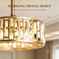 💎 50% OFF | Modern, minimalist crystal chandelier – luxurious elegance for your home ✨