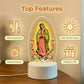 🙏Inspirerend LED-nachtlampje van acryl met religieus thema✝️Gebedslamp met afbeelding van de Maagd Maria