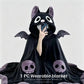 🎁【summerween】1 stuk Unisex Draagbare Deken Vleermuis Capuchon Cape