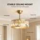 💎 50% OFF | Modern, minimalist crystal chandelier – luxurious elegance for your home ✨