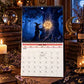📢📢  1+1 gratis🧙‍♀️✨ Heksenkalender 2027 – Mystieke Wandkalender met 12 Maanden | Betoverde Bosillustraties | Sfeervolle Decoratie & Cadeau