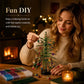 🎄✨ DIY-set voor een kerstboom met kralen – 🎅Maak je eigen sprankelende kerstversiering