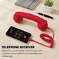 Retro-telefoonhoorn voor smartphone met microfoon