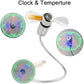 USB-Ventilator mit LED-Uhrbeleuchtung