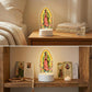 🙏Inspirerend LED-nachtlampje van acryl met religieus thema✝️Gebedslamp met afbeelding van de Maagd Maria