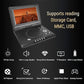 9.8 Inch Portable DVD Player, Full HD 1080P Playback, Swivel Screen, Dual Speakers, Remote Car DVD Player Support USB Input AV Output Multiple Disc Formats, Black (SanpylerFJft-13)