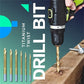 💥ACTIE: 2=1 GRATIS – Professionele Spiraalboorset (6-delig) | Voor Hout, Metaal & Meer