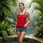 👙 50% KORTING – Polka Dot Bikini Set – Flatterend & Zomerse Strandlook 🌊✨