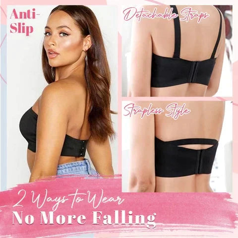 👙 Convertible Strapless Minimizer Bandeau BH met Beugel, Ongevoerd, voor Dames met Grote Buste