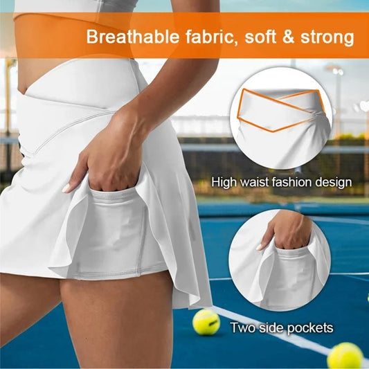🧊Zomeruitverkoop🧊Modieuze sneldrogende tennisbroeken/rokken voor dames met zakken