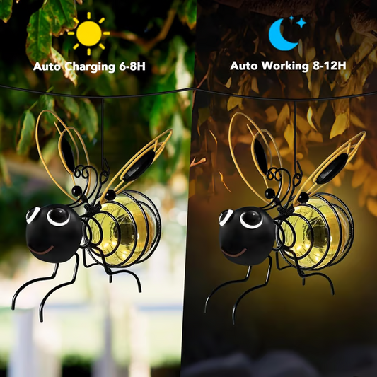 🐝Gratis verzending & 50% korting🐝 Hangende bijenlamp op zonne-energie voor buiten