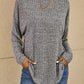 Klassischer lässiger langärmeliger Pullover
