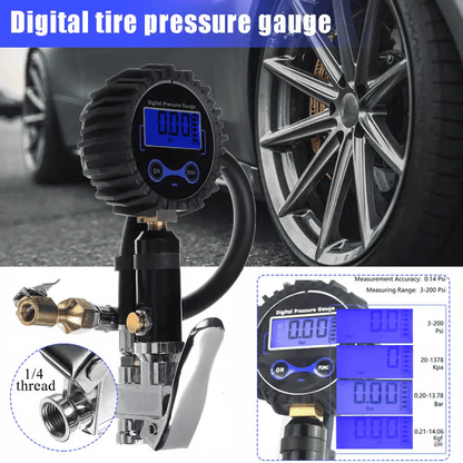 🔥Nieuw binnen 50% KORTING🎁  - 🏎️  Digitale bandenspanningsmeter met manometer