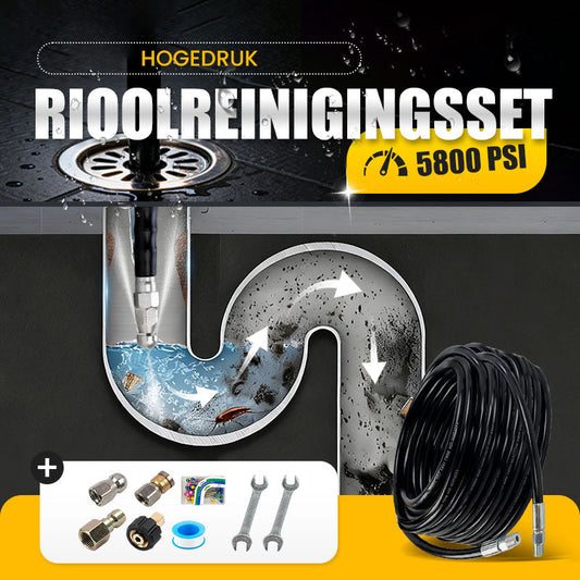🔥Hot Sale 50% KORTING🔥5800PSI rioolreinigingsset voor hogedrukreinige