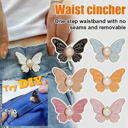 🦋✨ Nooit meer afzakkende broeken! Verwijderbare vlindergesp – strakke taille in 1 klik, nu 50% KORTING!