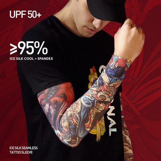 Anti-UV Ice Silk Tattoo Sleeve
