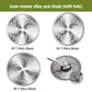 Zaagblad van aluminiumlegering voor grasmaaiers met 40, 60 of 80 tanden (binnendiameter gat 254 mm)
