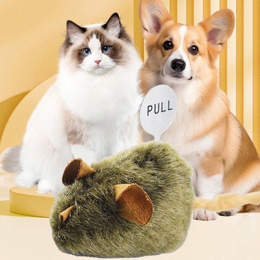 Pluche muis met geluidseffect voor katten