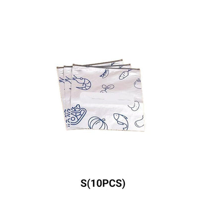 🔥Wereldwijde bestseller🍗 Tijdelijke aanbieding! Koop 3 en krijg 2 gratis🥦Herbruikbare aluminiumfolie verzegelbare opbergzakken