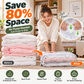 ⏳Alleen vandaag: uitverkoop!🏆🧳Vacuümopbergzakken zonder pomp – Drukken en sluiten, geen pomp nodig. Bespaart 80% ruimte en houdt kleding droog en stofvrij. Ideaal voor volumineus beddengoed en seizoensspullen. 🛏️🗄️