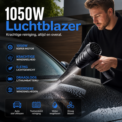 🔥 2026 BESTSELLER! 50% KORTING! 1050W Draadloze Blazer – Krachtig, Draagbaar & Veelzijdig | Voor Auto, Tuin, Garage & Elektronica 💨⚡