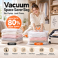 ⏳Alleen vandaag: uitverkoop!🏆🧳Vacuümopbergzakken zonder pomp – Drukken en sluiten, geen pomp nodig. Bespaart 80% ruimte en houdt kleding droog en stofvrij. Ideaal voor volumineus beddengoed en seizoensspullen. 🛏️🗄️