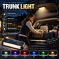 🔆 Solar LED-kofferbakverlichting voor auto's – Automatische sensor, draadloos, 6 kleuren, voor SUV's en voertuigen