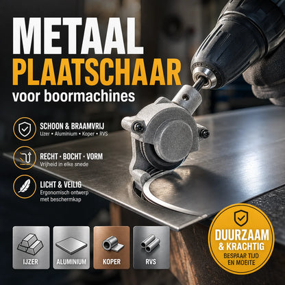 Elektrische Boormachine Plaat Metaalsnijder