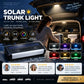 🔆 Solar LED-kofferbakverlichting voor auto's – Automatische sensor, draadloos, 6 kleuren, voor SUV's en voertuigen