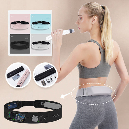 🎁Aanbieding: 49% korting⏳Lichtgewicht heuptasje met klittenbandsluiting voor sportief hardlopen