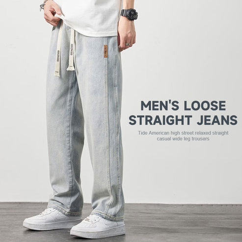 Løse lige jeans til mænd