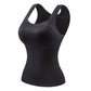🔥🎁Vrouwen Thermisch Tanktop met U-hals en met Ingebouwde Bh