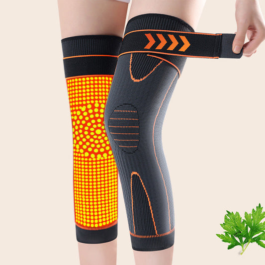 Dot Matrix Wormwood Non-Slip Warm Knee Brace