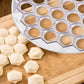 Duurzame aluminium dumplingvorm met 37 gaten