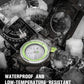 Multifunctioneel militair gericht navigatiekompas met hellingsmeter | Schokbestendig waterdicht kompas voor wandelen, kamperen