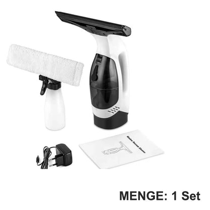 20 W draadloze oplaadbare raamstofzuigerset