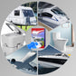 🌿🚾Biologisch afbreekbare draagbare toiletverfrisser🌬️ Effectieve geurverwijdering, houdt toiletten fris!
