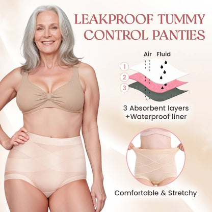 🎀50% nieuwjaarsuitverkoop🎀Ultimate Comfort Shapewear slip met hoge taille en lekvrije pasvorm