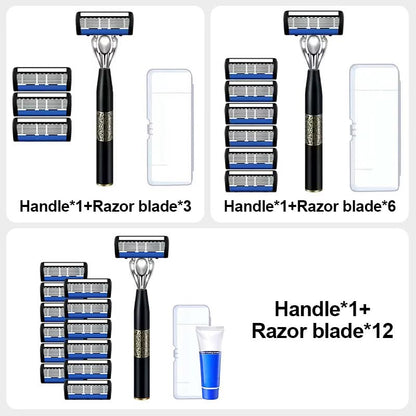 🔥2025 Nieuwe Stijl Hot Sale🔥Herenscheermes met 7-laagse mesjes
