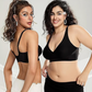 💕 Jelly draadloze bh voor vrouwen – comfortabele, naadloze push-up bralette, ideaal als dagelijkse top of onderkleding met diepe V-hals