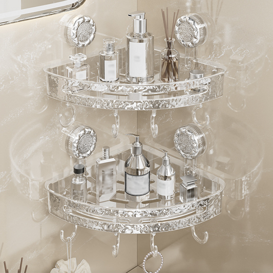 Multifunctionele zuignap wandplank voor de badkame